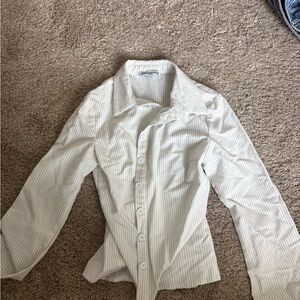 Princess Polly Anni Pinstripe Top